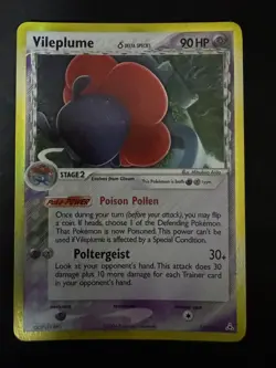 Vileplume 17/110 EX Holon Phantoms Pokemon Delta Species Holo LP - Image 1