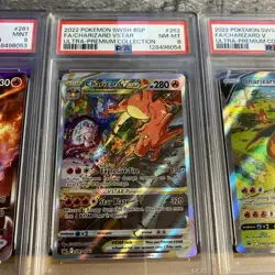 Pokemon Charizard UPC SWSH Promo Set 260 V 261 VMAX 262 VSTAR Sequential PSA #s - Image 3