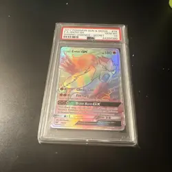 2017 S&M Entei GX Rainbow Secret PSA 10 GEM MINT 74/73 Shining Legends Pokemon🔥 - Image 2