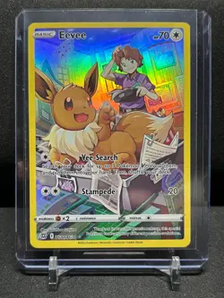 Eevee TG11/TG30 Trainer Gallery Holo Pokemon 2022 Brilliant Stars NM - Image 1
