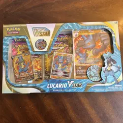Pokemon TCG Lucario VSTAR Box Premium Collection Factory Sealed - Fusion Strike - Image 1