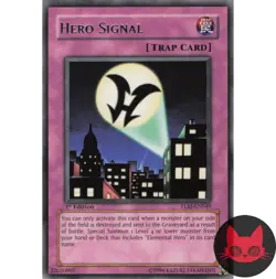 Yugioh Hero Signal TLM-EN029 Rare 1st Edition NM - Image 1