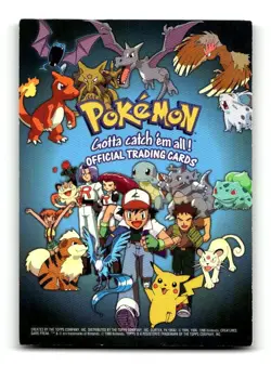 1999 Topps Pokemon Trading Card Checklist LP - Image 1
