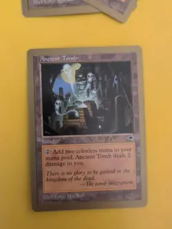 Ancient Tomb. Land. World Championship Gold Border: Tokyo 1999 MTG Card. - Image 1