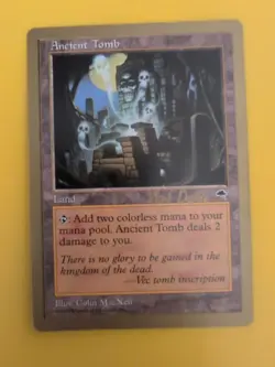 Ancient Tomb. Land. World Championship Gold Border: Tokyo 1999 MTG Card. - Image 2