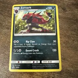 HOLO Zoroark SM89 - PROMO Cosmos Holo Sun Moon Pokemon Card - Image 1