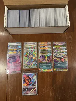 Pokemon TCG Phantasmal Flames Bulk Lot 700 Cards - Holos, Reverse Holos, Mega ex - Image 1