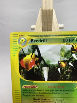 Beedrill 5/144 Reverse Holo Rare Skyridge Pokemon Card Lightly Played - Image 3