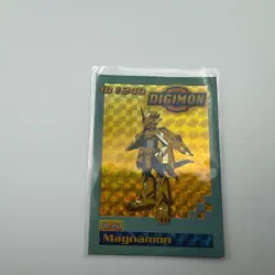 DP 350 Magnamon ID# 240 Bandai Digimon Card 1999 Foil HEAVY DAMAGE - Image 1