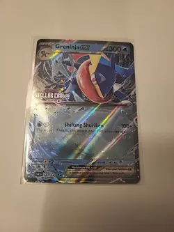 Pokemon TCG Stellar Crown Greninja EX Card 041/142 - STAMPED PROMO - Image 1