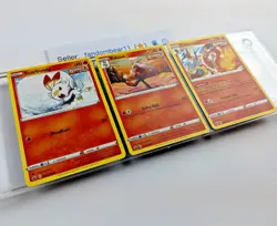 SCORBUNNY RABOOT CINDERACE SWSH Chilling Reign 3 CARD EVOLUTION SET 2021 Pokemon - Image 3