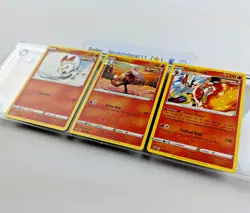 SCORBUNNY RABOOT CINDERACE SWSH Chilling Reign 3 CARD EVOLUTION SET 2021 Pokemon - Image 4