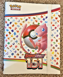 Pokemon TCG Scarlet & Violet 151 Mew Card Binder 4 Pocket Portfolio - Image 1