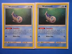 4x Wishiwashi 44/149 Pokemon TCG card Sun & Moon uncommon NM - Image 2