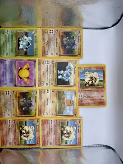 1999 Base Set Pokemon 9 Card Lot VINTAGE Cards Great Condition See Photos - Image 1
