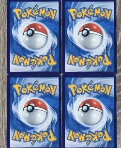 Pokemon TCG Chinese 4 Card Blue's Jolteon Flareon Vaporeon Eevee CHR Set NM - Image 2