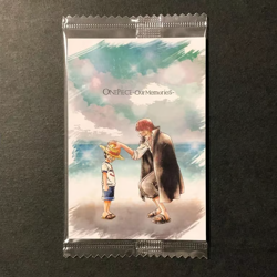 PREORDER Luffy & Shanks No.1 Japanese One Piece Our Memories Wafer Card Sealed - Image 1