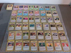 Vintage Pokemon Gym Challenge 86 Card Lot Trainer Surge Erika Brock Sabrina Mist - Image 1