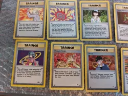 Vintage Pokemon Gym Challenge 86 Card Lot Trainer Surge Erika Brock Sabrina Mist - Image 3
