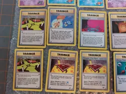 Vintage Pokemon Gym Challenge 86 Card Lot Trainer Surge Erika Brock Sabrina Mist - Image 4