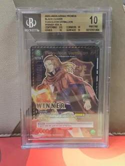 Union Arena CCG Winner Card Fuegoleon Vermillion UEPR/BCV-1-039 BGS 10 - Image 1