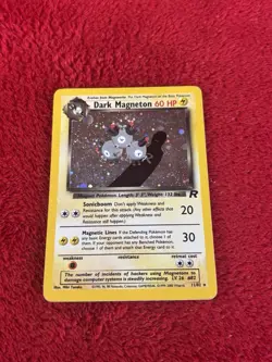 Dark Magneton 11/82 Team Rocket Holo Wotc Pokemon Card Played - Image 1