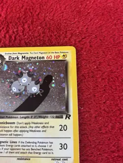 Dark Magneton 11/82 Team Rocket Holo Wotc Pokemon Card Played - Image 2