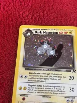 Dark Magneton 11/82 Team Rocket Holo Wotc Pokemon Card Played - Image 3