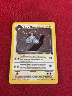 Dark Magneton 11/82 Team Rocket Holo Wotc Pokemon Card Played - Image 5