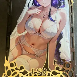 Goddess Story Gold METAL Card - Maiden Party - Serial Number #/100! Shogun Anime - Image 3