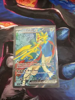 Pokemon TCG NM Hop's Zacian EX Holo Ultra Rare Card 176/159 Journey Together - Image 1
