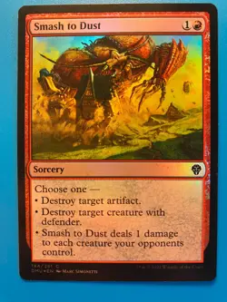 MTG 1x FOIL Smash to Dust # 144 Dominaria United Magic the Gathering Card x1 NM - Image 1