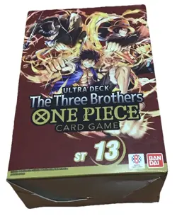 One Piece The Three Brothers ST-13 Ultra Deck Box Card Game Brand New Sealed - Image 1