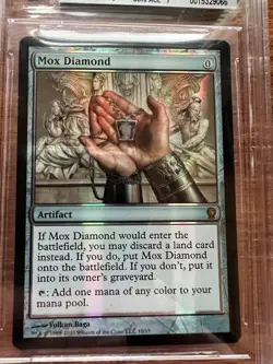 MTG FTV From the Vault Relics BGS GRADED 8++ FOIL Mox Diamond -RESERVE LIST- - Image 5