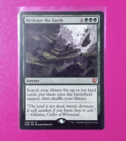 **Reshape the Earth** -Commander Legends (CMR) #249- Near Mint - Mythic - - Image 1