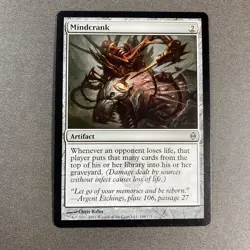 MTG Mindcrank New Phyrexia Regular Magic The Gathering - Image 1