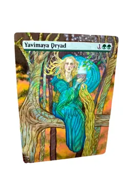 *HAND PAINTED* Yavimaya Dryad Time Spiral Alter - Image 4
