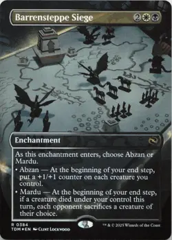 Barrensteppe Siege (Borderless) - FOIL - R Tarkir: Dragonstorm 384 - MTG - Image 1