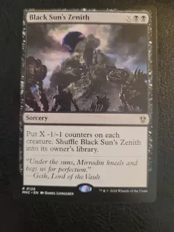 Black Sun's Zenith Commander: Murders at Karlov Manor 0126 MTG Magic MKC Rare LP - Image 1