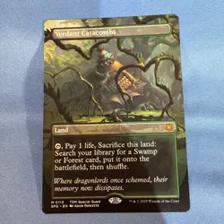 MTG: MAGIC, VERDANT CATACOMBS, TARKIR, DRAGONSTORM, REGULAR MYTHIC 0113 NM - Image 2
