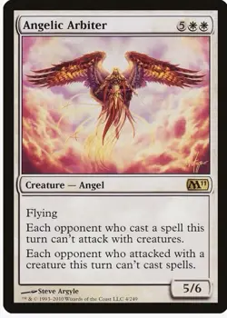 MTG: Angelic Arbiter | Core Set 2011 (M11) | Rare | Foil | LP | Creature - Image 1