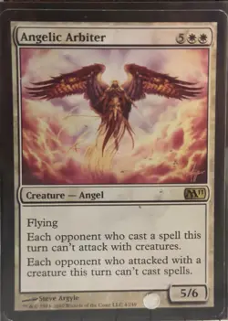 MTG: Angelic Arbiter | Core Set 2011 (M11) | Rare | Foil | LP | Creature - Image 2