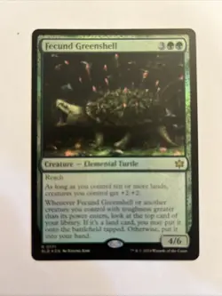 MTG Magic the Gathering Fecund Greenshell (171/427) Bloomburrow FOIL - Image 1
