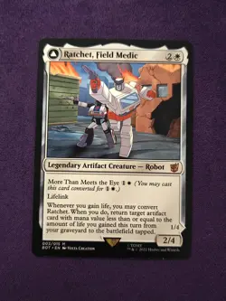 Ratchet, Field Medic / Ratchet, Rescue Racer - Universes Beyond Transformers MTG - Image 1