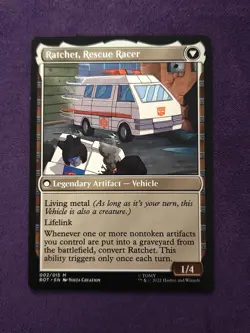 Ratchet, Field Medic / Ratchet, Rescue Racer - Universes Beyond Transformers MTG - Image 2
