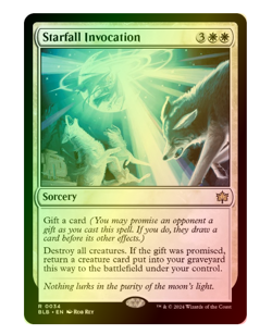 Starfall Invocation - Foil Bloomburrow - Image 1