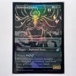 MTG Boneyard Lurker (298/434) Ikoria Lair of Behemoths LP FOIL - Image 1