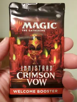 Magic the Gathering Innistrad Crimson Vow Welcome Booster Pack MtG Wizards - Image 1