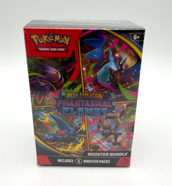 Pokemon Mega Evolution Phantasmal Flames Booster Bundle New Sealed 6 Packs - Image 1