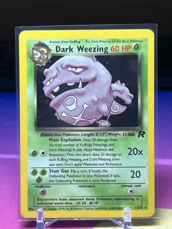 Pokemon - Dark Weezing 14/82 - Team Rocket - Holo LP - Image 1
